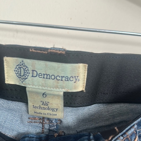 Democracy Blue Skinny Jeans with Tapered Leg - Picture 8 of 9